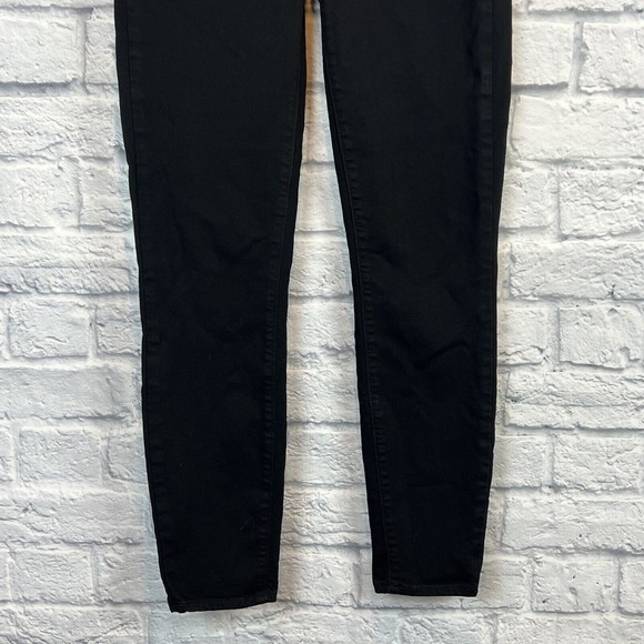 Paige Women Verdugo Ultra Skinny Black Wash Stretch Denim Jean Size 27 (26X27.5) - Picture 5 of 16